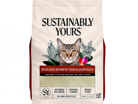 Sustainably Yours Mixed Grain Litter 13 lb. (Orange) For Sale