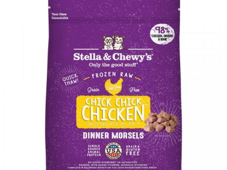 Stella & Chewy s Cat Frozen Morsels Chicken 3 lb. For Cheap