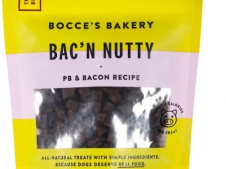 Bocce s Bakery Everyday Training Bites Bacon Nutty 6 oz Bag Online now