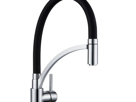 BASIN SINK MIXER | Brass Pull Down Rubber Spout Kitchen Mixer For Sale