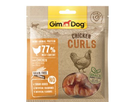 Snack GIMDOG Chicken Curls para Perros Fashion