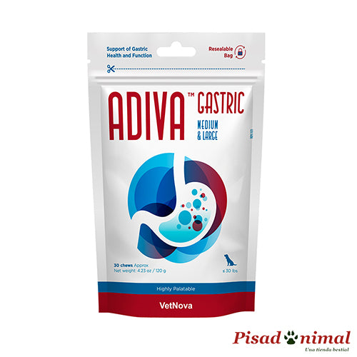 VETNOVA Adiva Gastric Protector Mascotas 30 Chews For Cheap