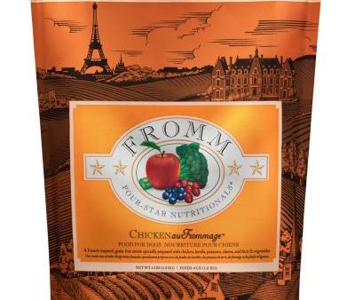 Fromm F4 Chicken Au Frommage for Dogs 4 lb. Supply