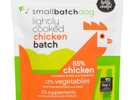 Small Batch Frozen Dog Lightly Cooked Chicken 5 lb. on Sale