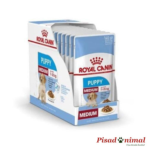 ROYAL CANIN PUPPY MEDIUM WET Salsa para Cachorros 10x140gr For Discount