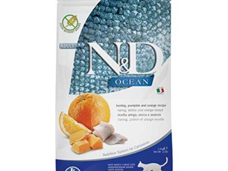 Farmina Cat GF Pumpkin Ocean Herring & Orange 3.3 lb. For Sale