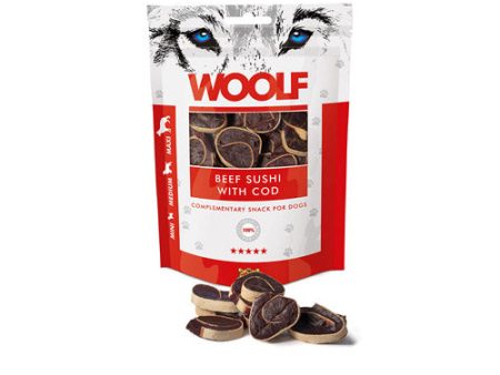 Snack WOOLF Sushi Ternera y Bacalao 100 gr para Perros Supply