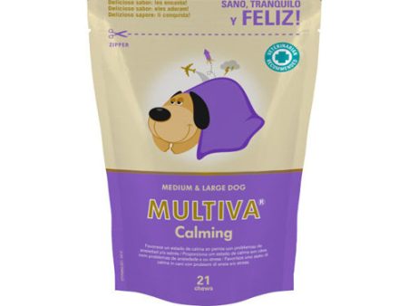 VETNOVA Multiva Calming Medium & Large Dog 21 Chews Suplemento Perro Online Sale