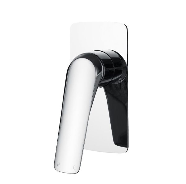 AU Square Chrome Shower Bath Wall Mixer For Discount