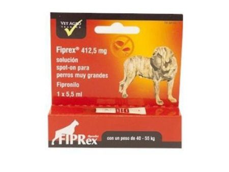 Fiprex XL Pipetas Antiparasitarias 412,5 mg para Perros 40-55 Kg Online now