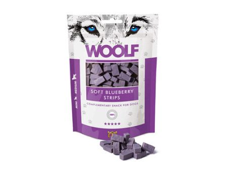 Snack WOOLF Tiras Tiernas de Arándanos y Pollo 100 gr para Perros For Discount