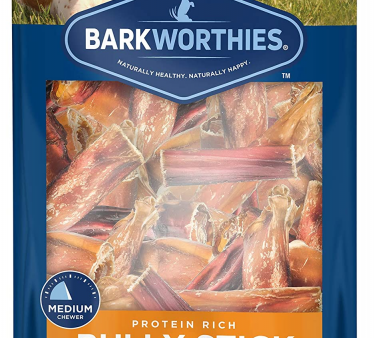 Barkworthies Bully Stick Bites Bagged 16 oz Discount