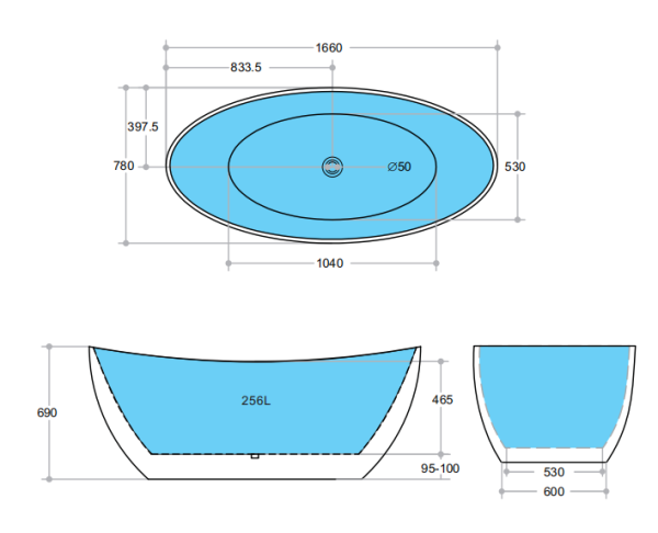 BATHTUB | KDK Evie KBT-4 Free Standing Bathtub Online