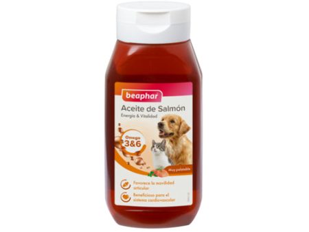 BEAPHAR Aceite de Salmón 425 ml Suplemento para Perros y Gatos Cheap