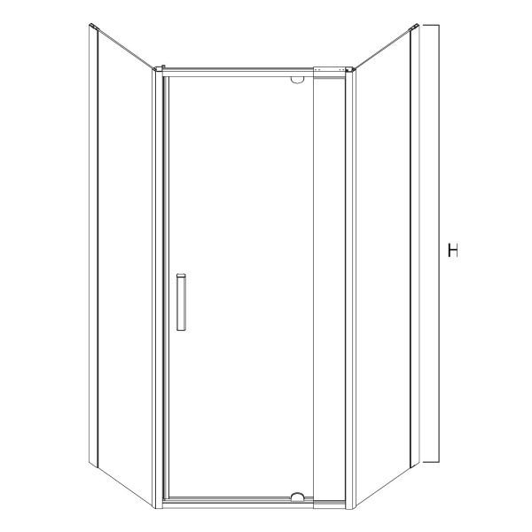 Shower Doors | 6mm oc Pivot Semi-Frame Online Hot Sale