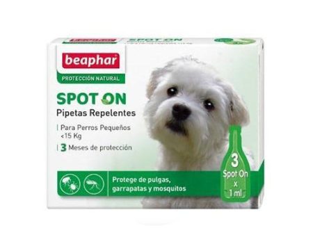 Beaphar Spot On 1 ml 3 Pipetas Repelentes para perros <15 Kg Hot on Sale