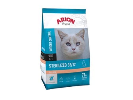 ARION Original Sterilized Weight Control 33 12 Salmón Pienso Gatos Sale