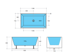 BATHTUB | KDK Theo KBT-9 Free Standing Bathtub Sale