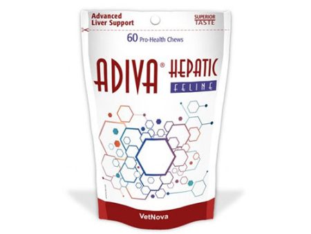 VETNOVA ADIVA HEPATIC Feline Gatos (60 Chews) Sale