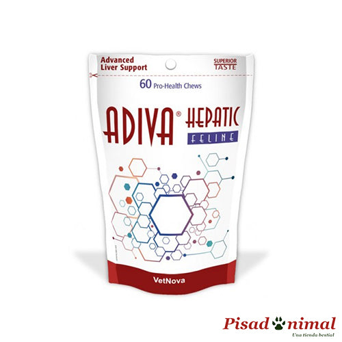 VETNOVA ADIVA HEPATIC Feline Gatos (60 Chews) Sale