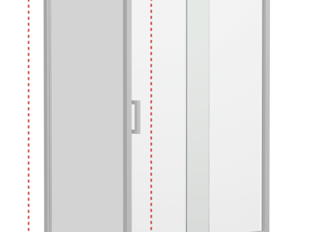 Shower Panels | 6mm V6 Sliding Semi-frame Return Panel Sale