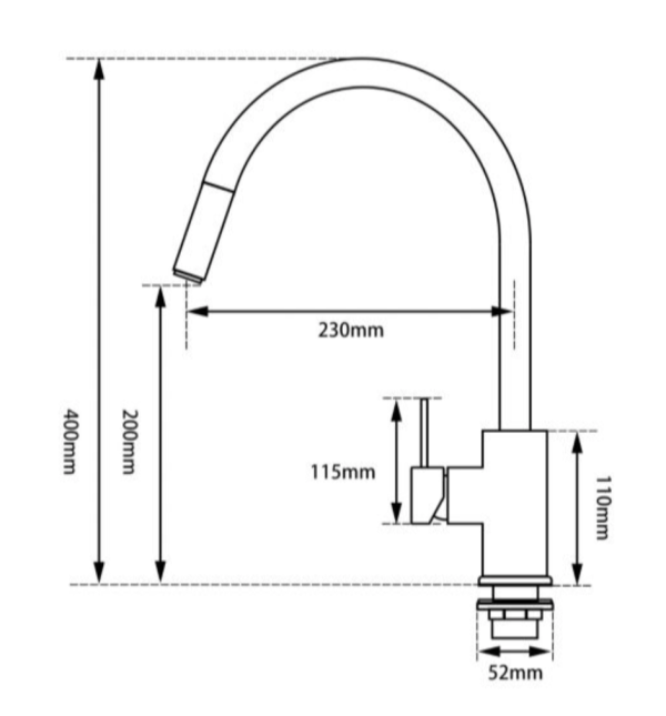 BASIN SINK MIXER | Round Pull Out Kitchen Sink Mixer Tap Cheap