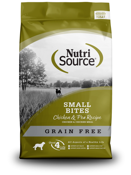 Nutrisource Small Breed Chicken & Pea 5 lb. Supply