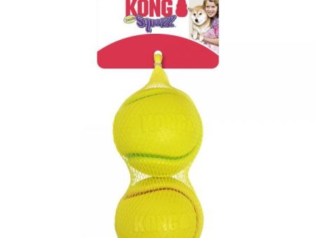 Kong Squeezz Tennis Medium 2 pk For Sale