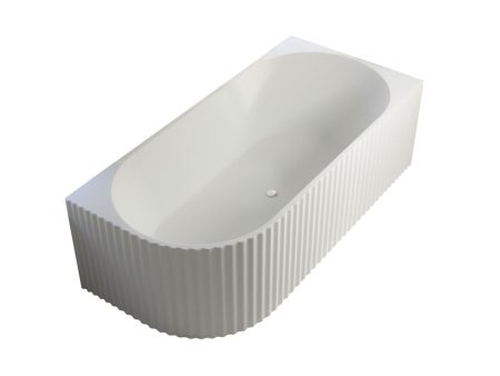 BATHTUB | GINA FLUTED RIGHT CORNER For Sale