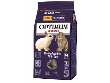 KIKI Optimum Conejos Adult 800 gr Alimento para Conejos Enanos Supply