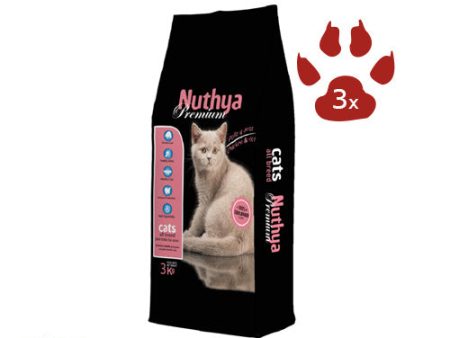 Comida NUTHYA Premium Cat 9 Kg (3 x 3Kg) para Gatos Online Sale