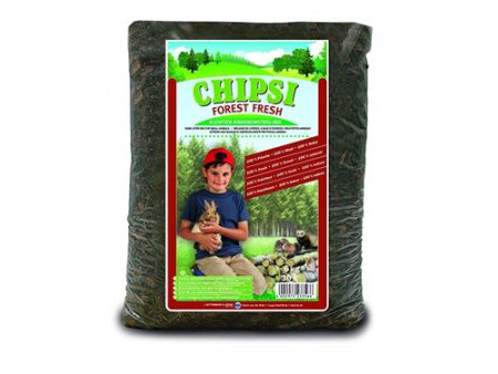 JRS CHIPSI Forest Fresh 30 L Lecho de Cortezas para Mascotas Fashion