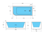 BATHTUB | KDK Corner KBT-6 Back To Wall For Cheap