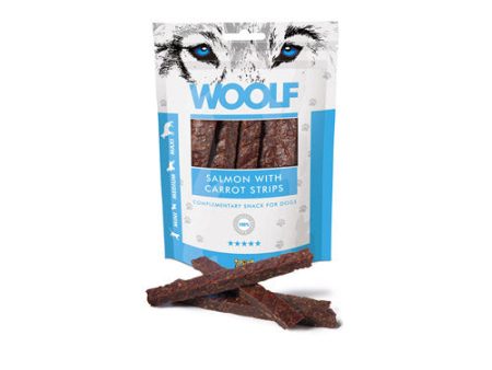 Snack WOOLF Tiras Salmón y Zanahoria 100 gr para Perros Online Hot Sale