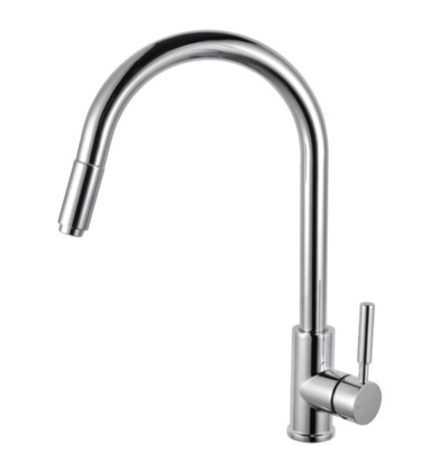 BASIN SINK MIXER | Round Pull Out Kitchen Sink Mixer Tap Cheap