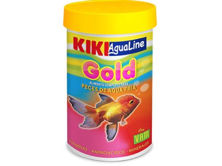 KIKI GOLD AQUALINE Alimento para Peces Agua Fría 50gr 250ml Discount