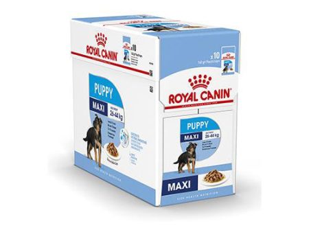 ROYAL CANIN ROYAL CANIN PUPPY MAXI WET Comida Húmeda Cachorros 10x140gr Cheap