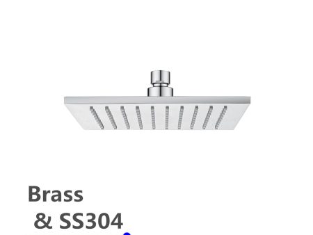 SHOWER HEAD | Square Brass Shower Head 200mm 250mm 300mm Online Hot Sale