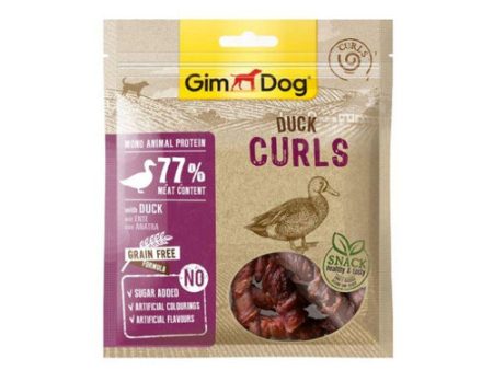 Snack GIMDOG Duck Curls para Perros on Sale