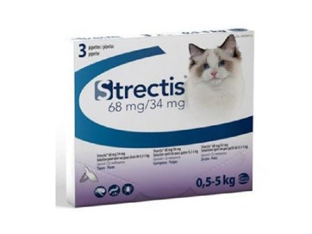 CEVA STRECTIS Pipetas Antiparasitarias para Gatos 0-5Kg For Sale