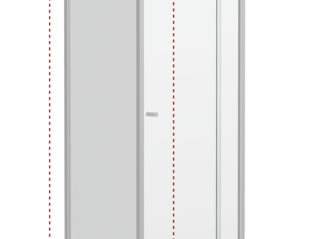 Shower Panels | 6mm V6 Pivot Semi-Frame Return Panel For Cheap