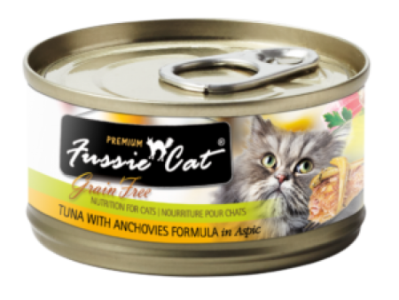 Fussie Cat Tuna w  Anchovies 5.5 oz. Online