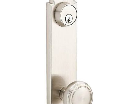 Emtek 8996BL Passage Single Keyed , Sideplate Locksets Delaware 5-1 2  Center to Center Keyed , Bristol Knob Sale